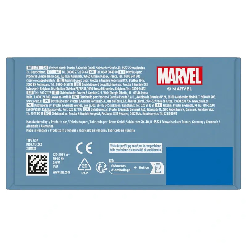 Oral-B Vitality Kids Box Brosse à dents rechargeable Spiderman