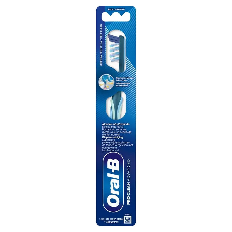 Oral-B Pro-Clean Advanced 40 Medium , 1 unité