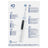 Oral-B Io 5 Brosse à dents électrique blanche, 2 têtes de brosse à dents