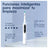Oral-B Io 5 Brosse à dents électrique blanche, 2 têtes de brosse à dents
