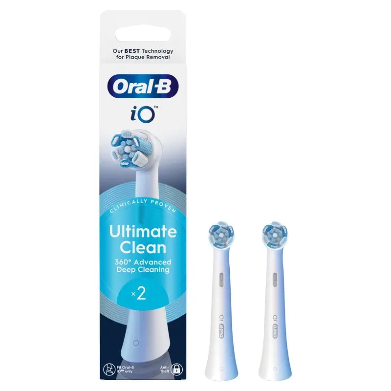 Têtes de brosse de rechange Oral-B iO Ultimate Clean, lot de 2