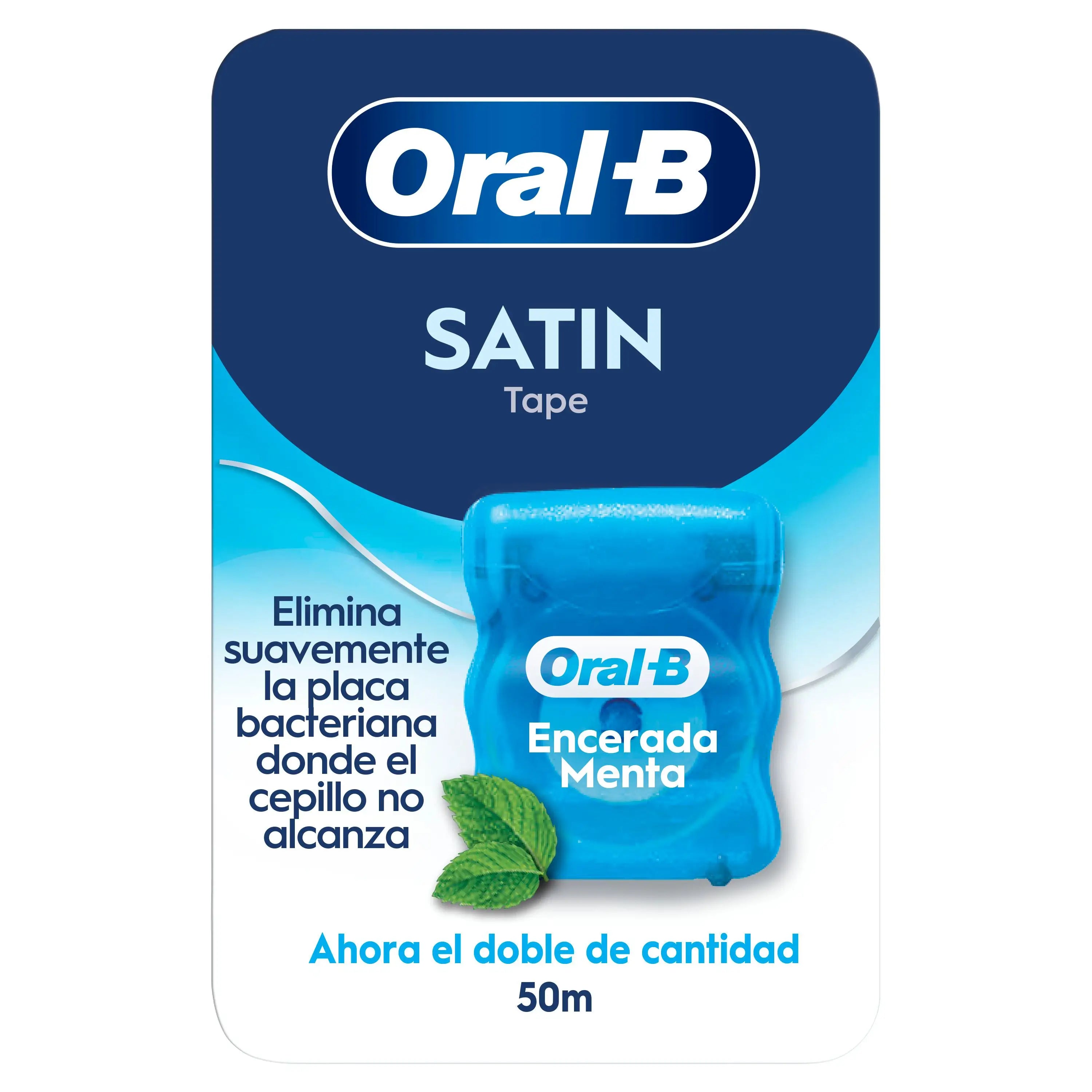 Oral-B Satin Tape Menthe 50 mètres