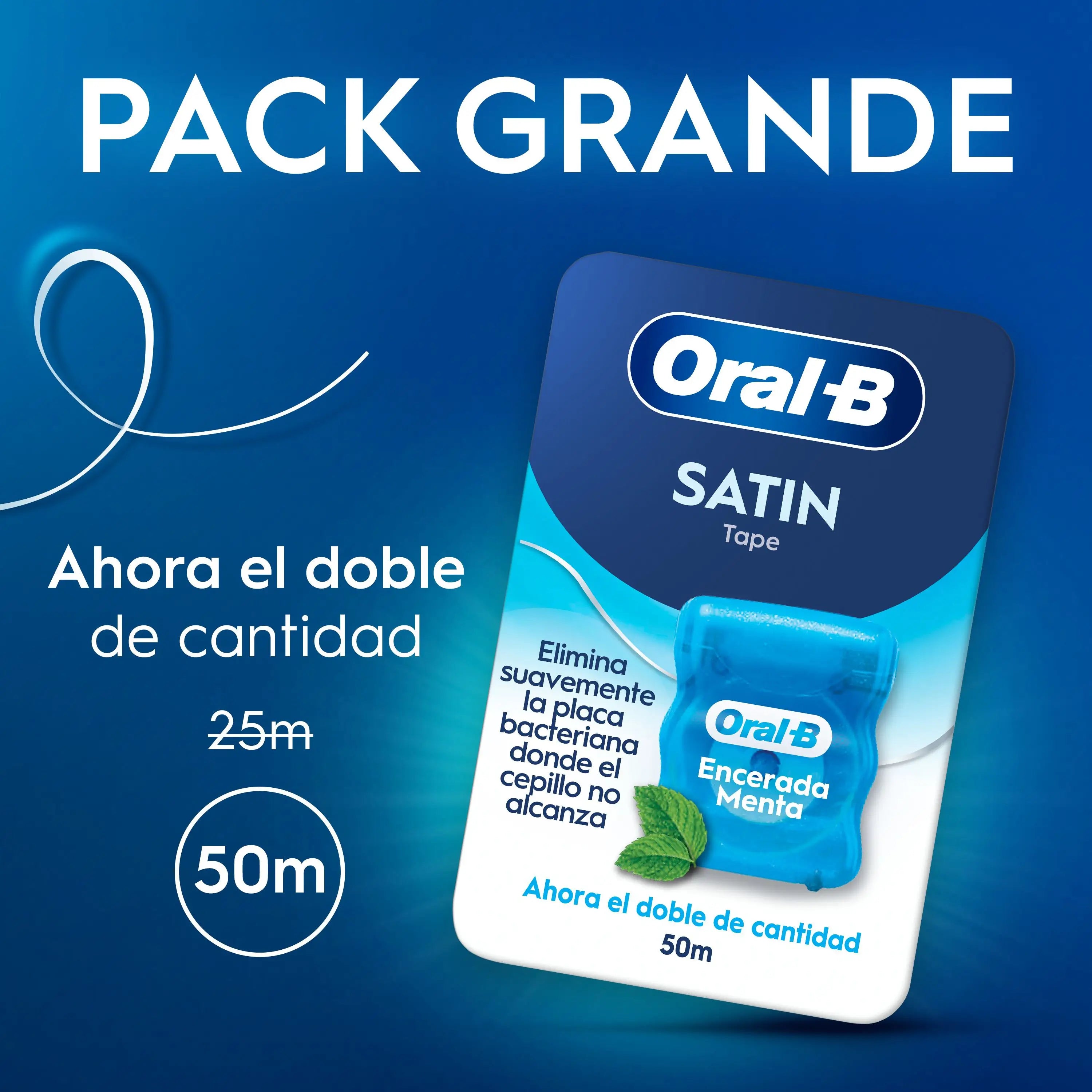 Oral-B Satin Tape Menthe 50 mètres