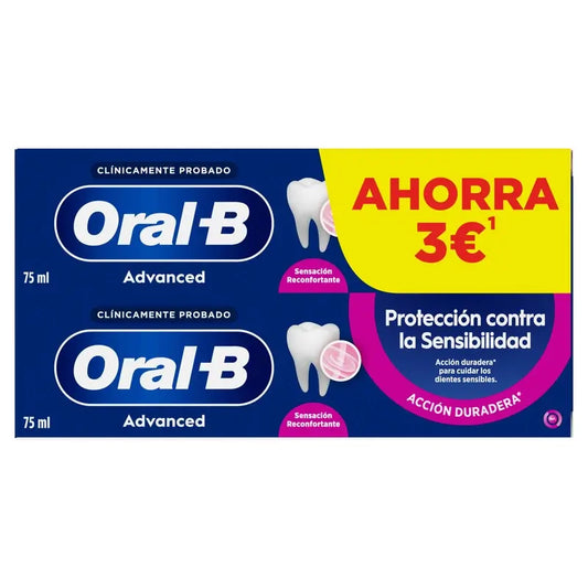 Oral-B Advanced Sensitivity Protection Duplo, 2X75 ml