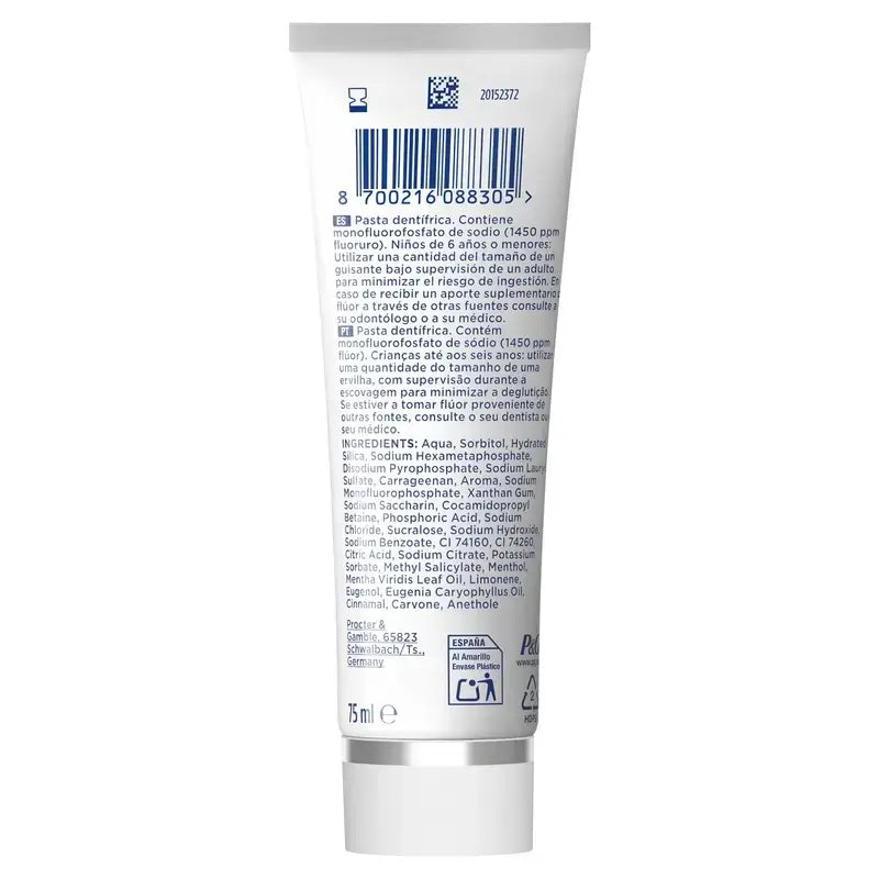 Oral-B Dentifrice 3Dw Blancur Radiante, 75 ml, lot de 2