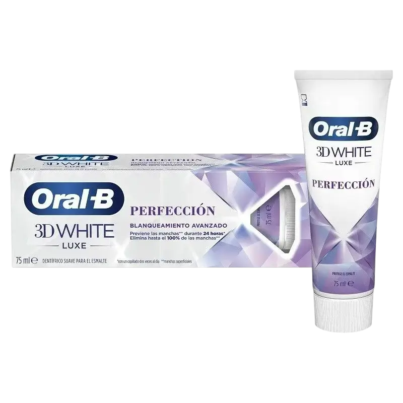 Oral-B Dentifrice 3D Luxe Perfection, 75 ml x 4 unités