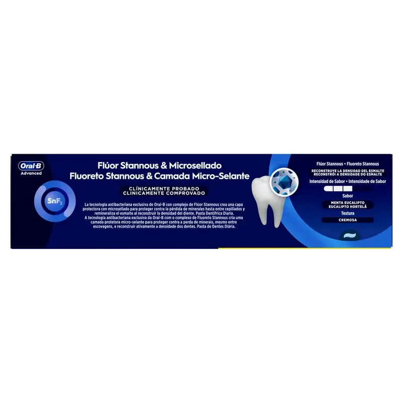 Oral-B Advanced renforce l'émail Duplo, 2x75 ml