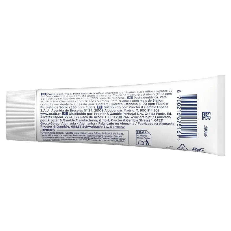 Oral-B Advanced renforce l'émail Duplo, 2x75 ml