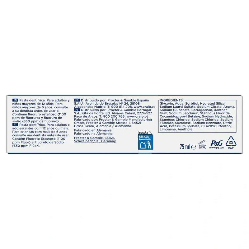 Oral-B Advanced renforce l'émail, 75 ml