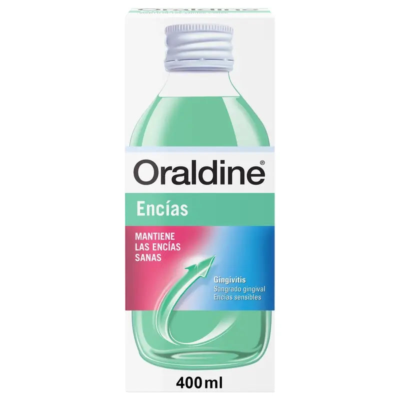 Oraldine Bain de bouche gingival anti-gingivite à usage quotidien, 400 ml
