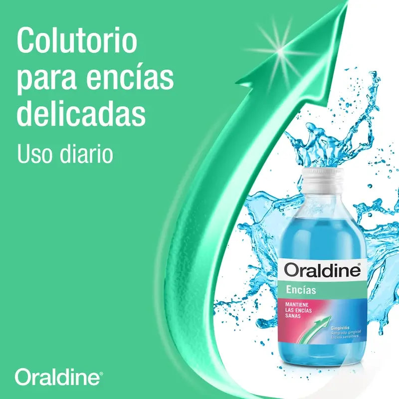 Oraldine Bain de bouche gingival anti-gingivite à usage quotidien, 400 ml