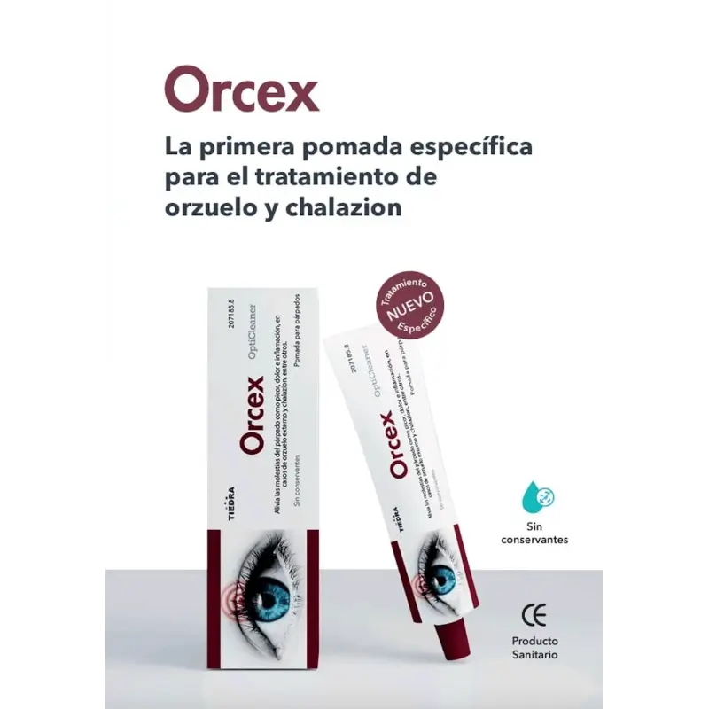 Orcex Pommade pour les paupières, 15 g