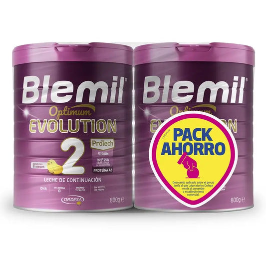 Blemil Bipack Optimum Evolution 2 Formula, 2X800g