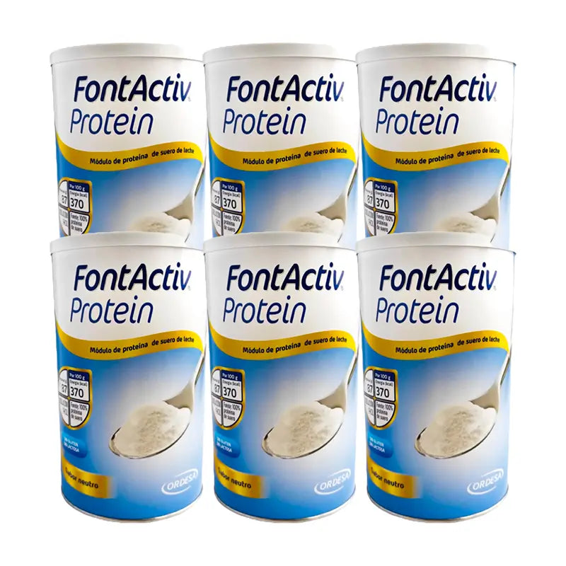 Fontactiv Protein Neutral Flavour 250g x 6 pots