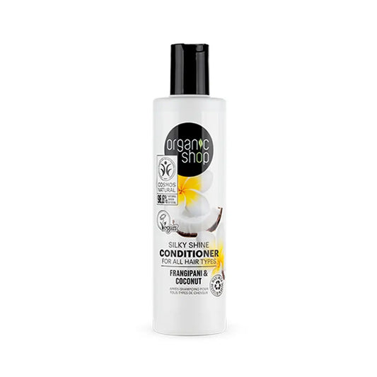 Organic Shop Conditioner For All Hair Types Franchipan And Coconut, 280 Ml