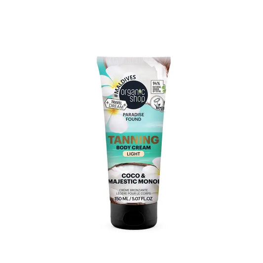 Organic Shop, crème autobronzante teinte claire, 150 ml