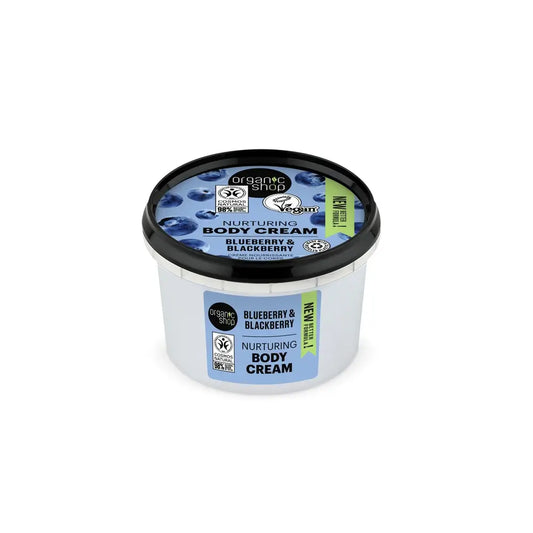 Organic Shop Organic Shop Crème corporelle enrichie à la mûre et à la myrtille, 250 ml