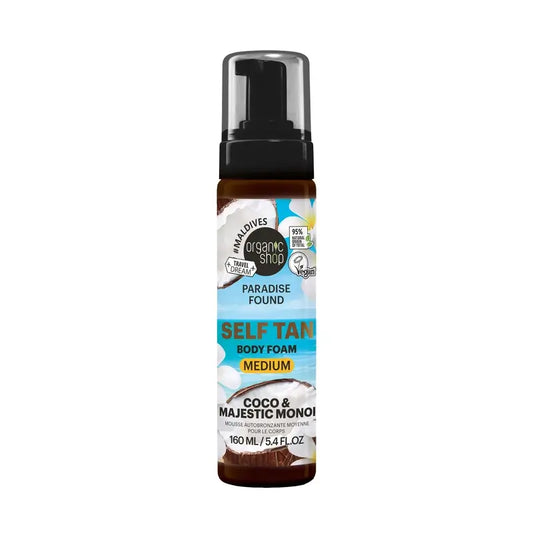 Organic Shop, mousse autobronzante teinte moyenne, 160 ml