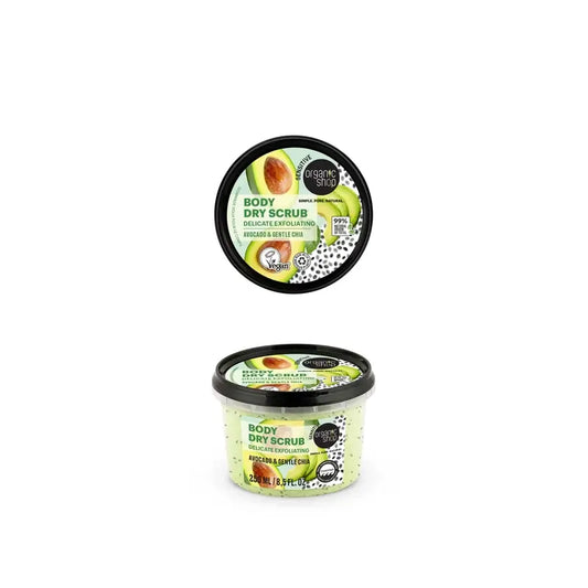 Organic Shop Gommage corporel à l'avocat et au chia, 250 ml