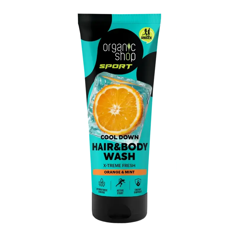 Organic Shop Gel douche et shampooing rafraîchissant X-Treme Fresh, 200 ml