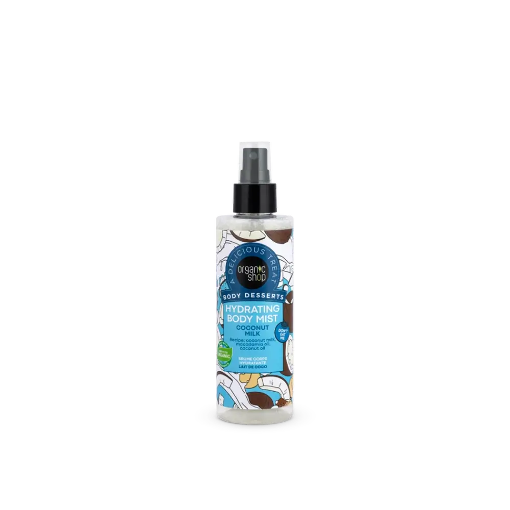 Organic Shop Brume hydratante pour le corps au lait de coco, 200 ml