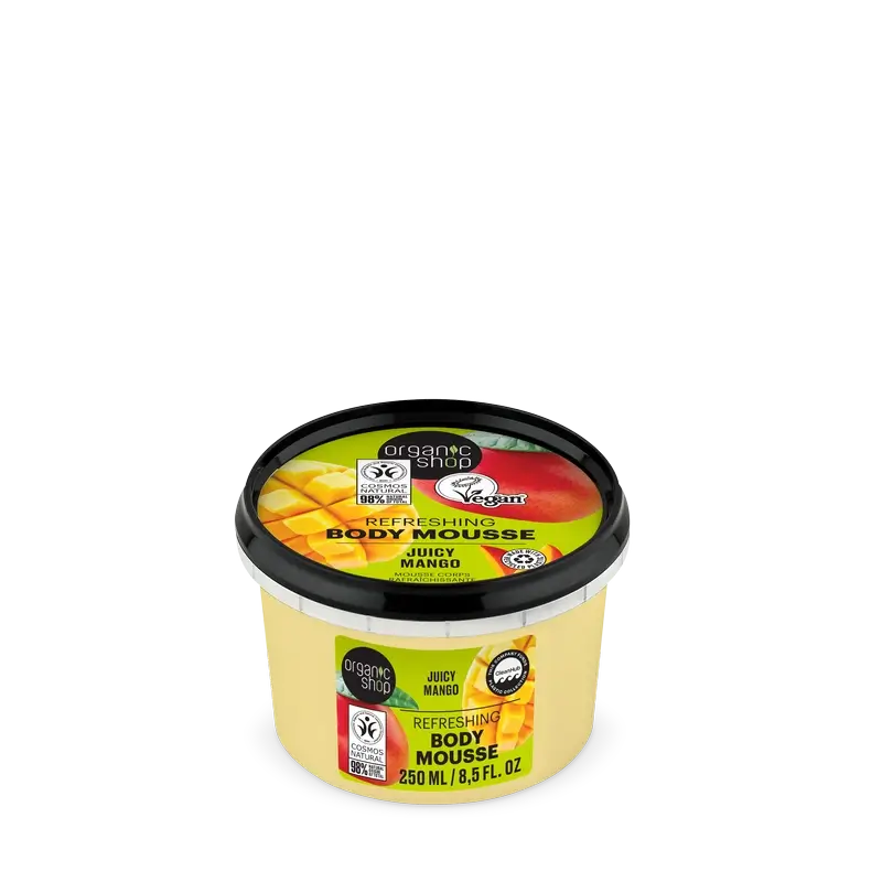 Organic Shop Mix Mousse corporelle réparatrice à la mangue, 280 ml