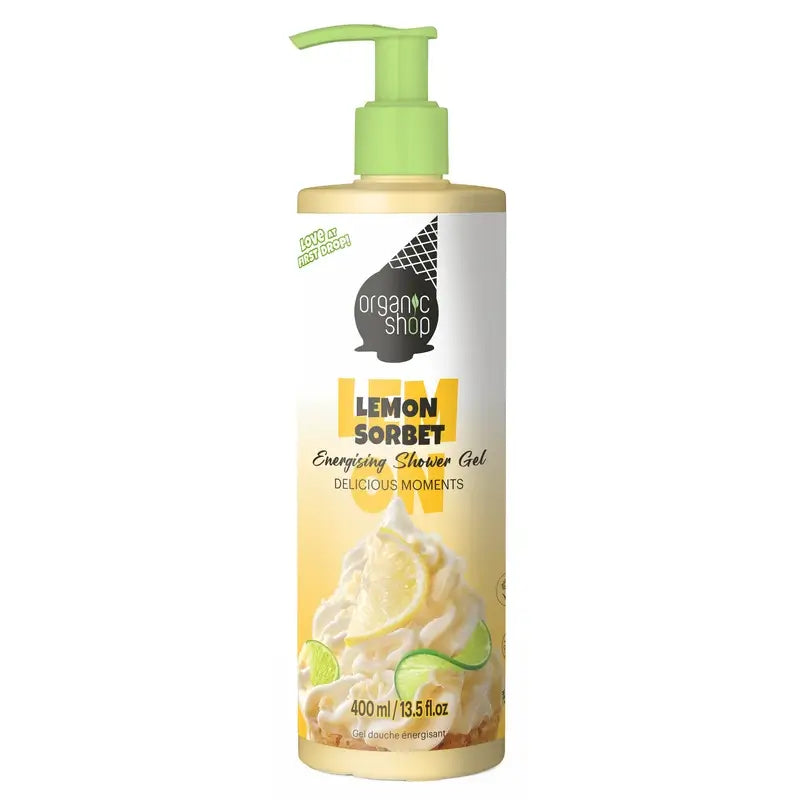 Organic Shop Ogs Ice Gel douche énergisant Lemon Sorbet , 400 ml
