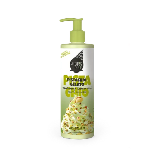 Organic Shop Ogs Ice Gel douche revitalisant à la pistache, 400 ml
