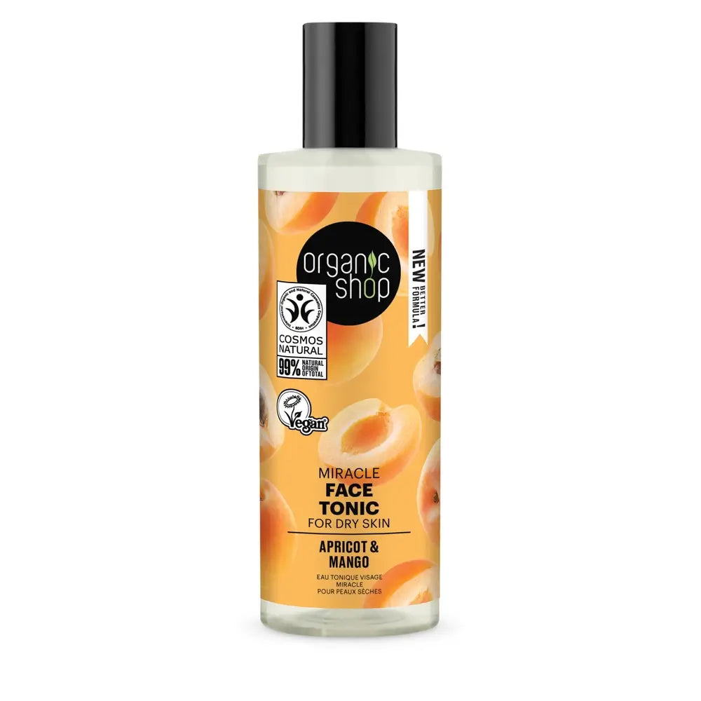Organic Shop Miracle Facial Toner For Dry Skin Apricot & Mango From Organic Shop, 150 Ml