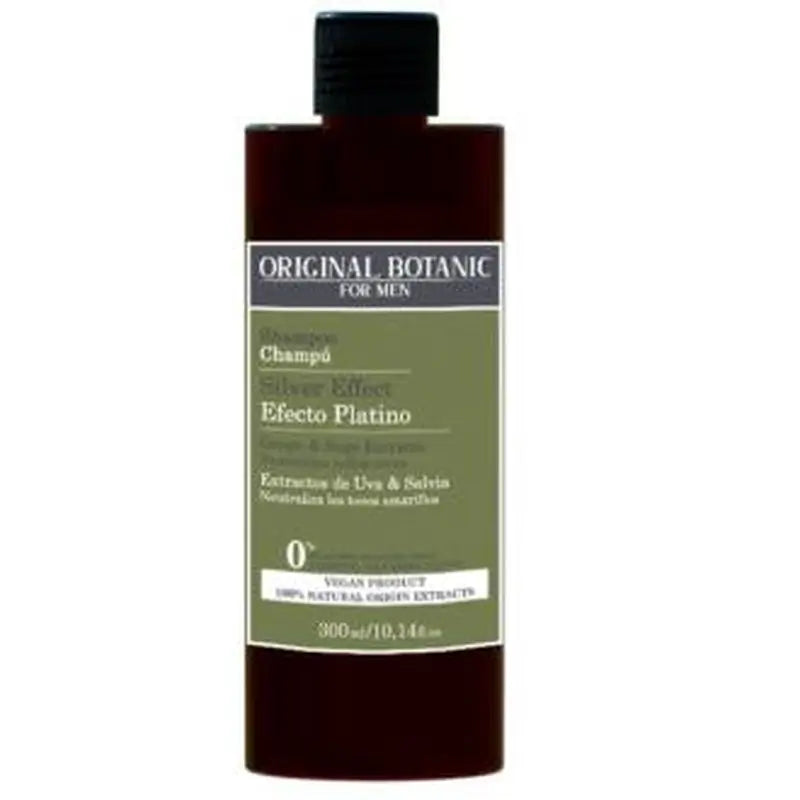 Original Botanic Platinum Effect Shampoo Men Grey Hair 300Ml.