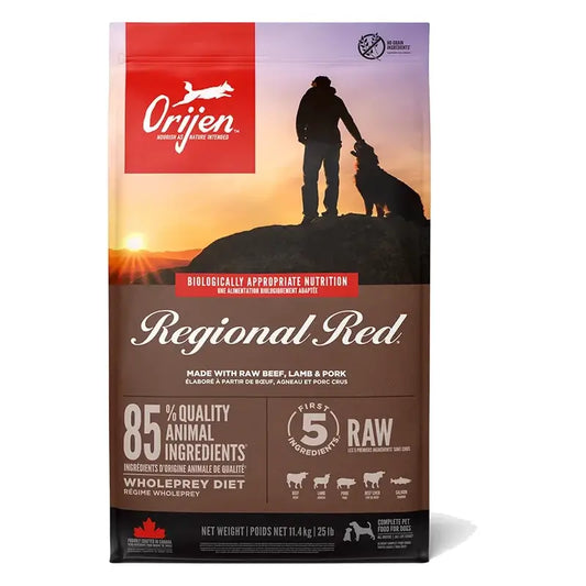 Orijen Canine Adult Regional Red 11,4Kg nourriture pour chiens