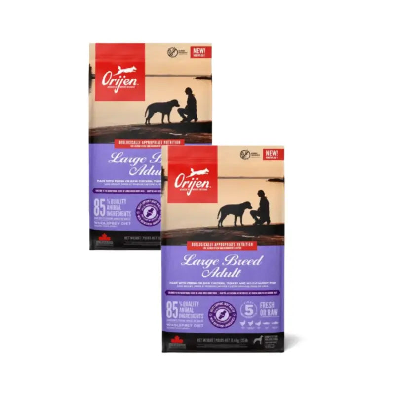 Orijen Canine Large Breed, lot de 11 paquets de 2 x 4 kg