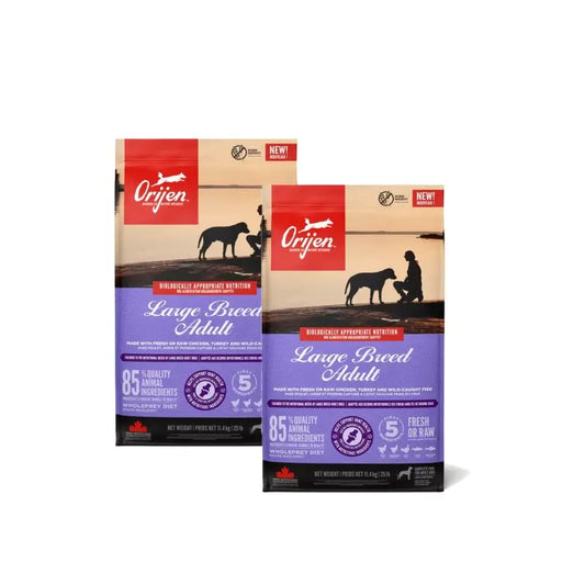 Orijen Canine Large Breed, lot de 11 paquets de 2 x 4 kg