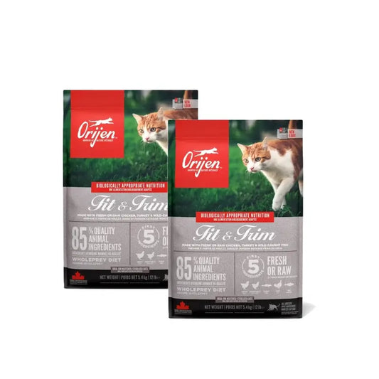 Orijen Feline Adult Fit Trim 5,4 Kg Cat Food , pack 2