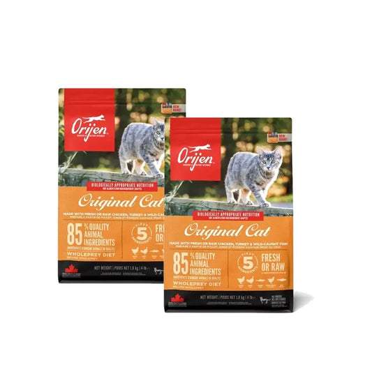 Orijen Feline Cat Kitten 5,4 Kg Croquettes pour chat, pack 2