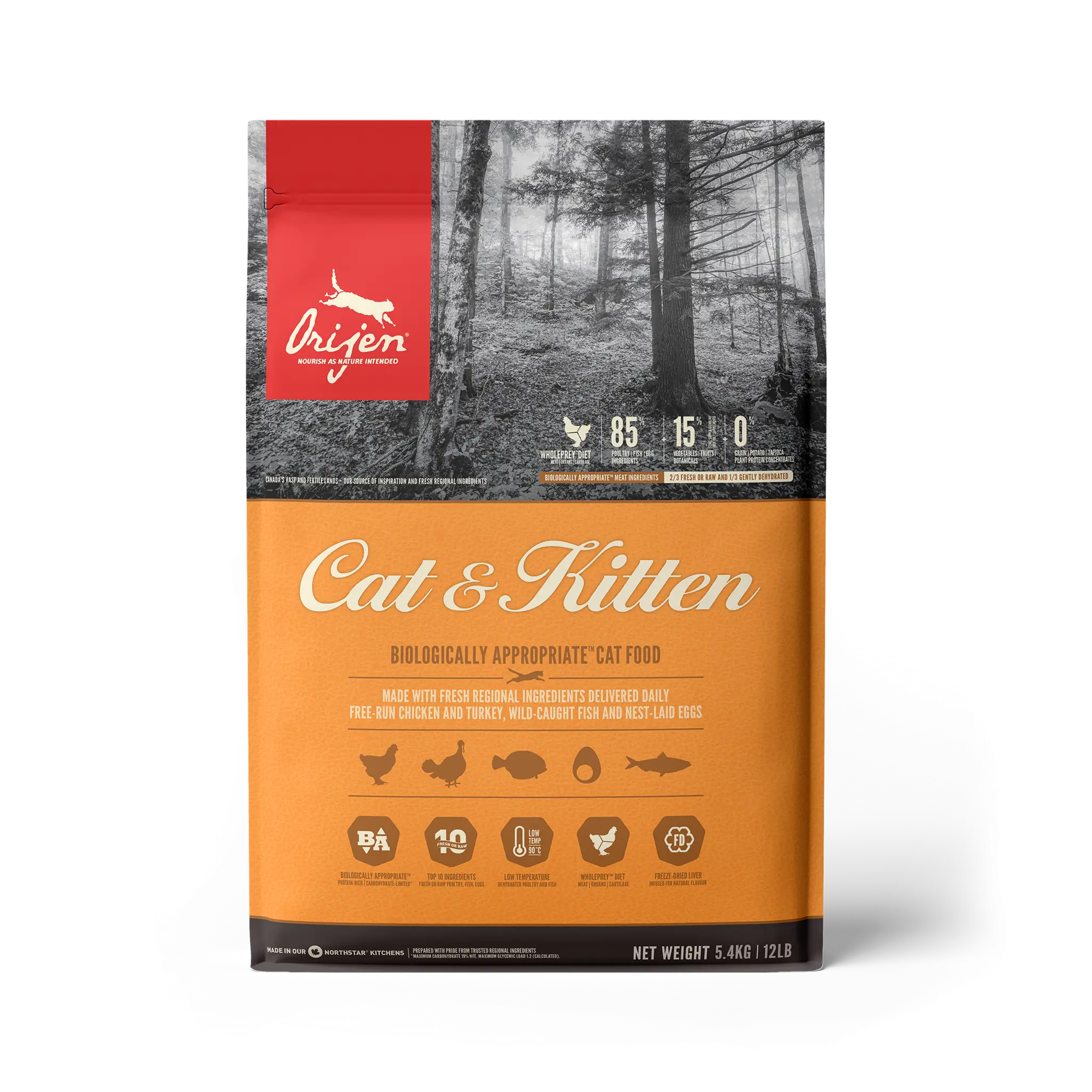 Orijen Feline Cat Kitten 5,4Kg cat food