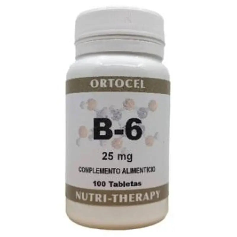 Ortocel Nutri-Therapy Vitamin B-6 100 Tablets