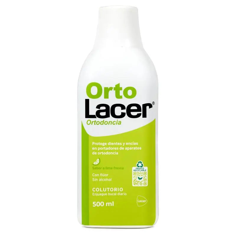 Lacer Ortolacer Mouthwash Lime 500 ml