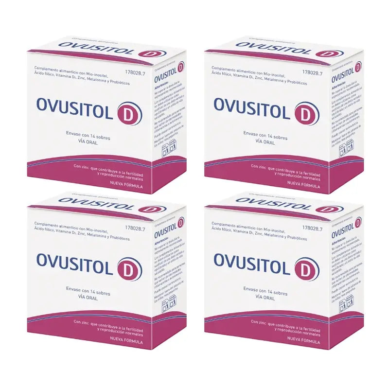 Ovusitol D, paquet de 4 x 14 enveloppes