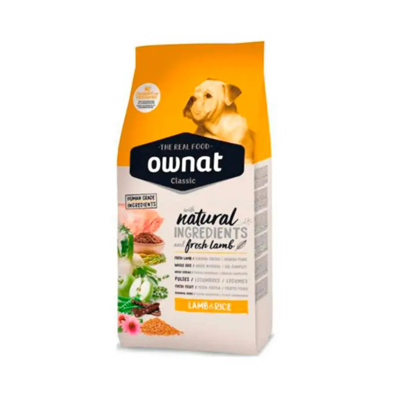 Ownat Classic Canine Adult Lamb & Rice 4Kg, nourriture pour chien