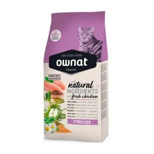 Ownat Classic Feline Adult Sterilized 15 Kg, Cat Food