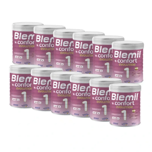 Blemil 1 Comfort Evolution, paquet de 12x800g