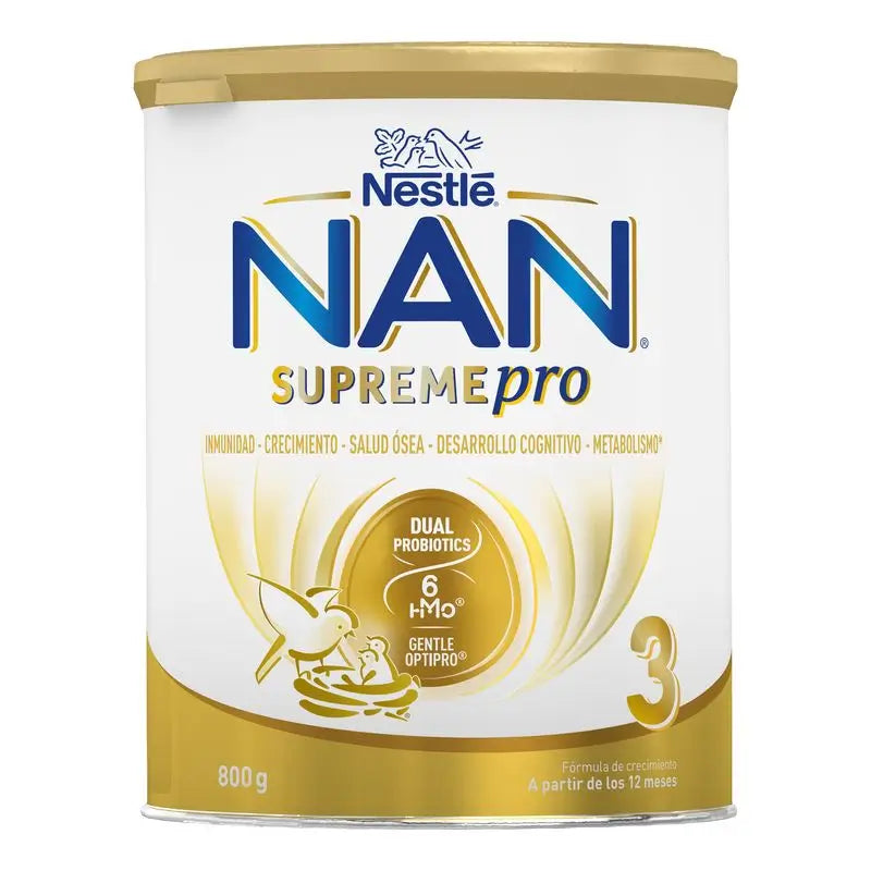 Lait de croissance Nestlé Nan Supreme Pro 3, 12X800 g