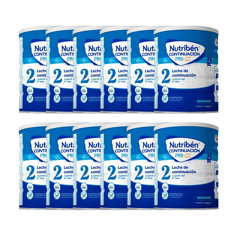 Nutribén Pro-Alfa 2 Milk Continuation, 12 X 800 g