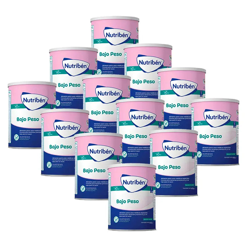 Lait allégé Nutribén, 12 X 400 grammes
