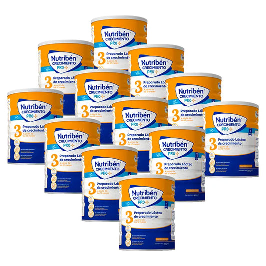 Nutribén Croissance Pro+ 3 Lait, 12 X 800 grammes
