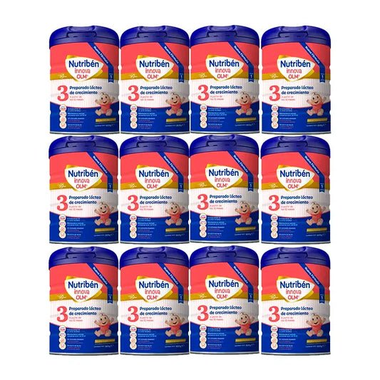 Nutribén Innova 3 Growth Milk, 12 X 800 grams