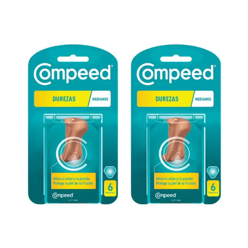 Pansement Compeed Pack de dureté moyenne, 2x6 unités