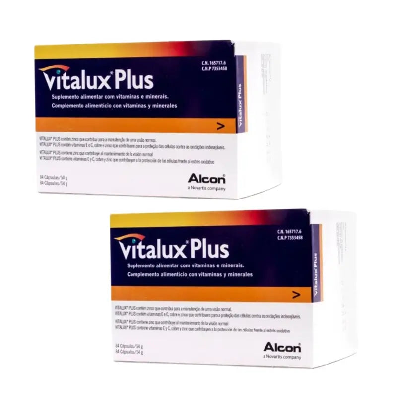 Vitalux Pack 2 unités, 84 Capsules