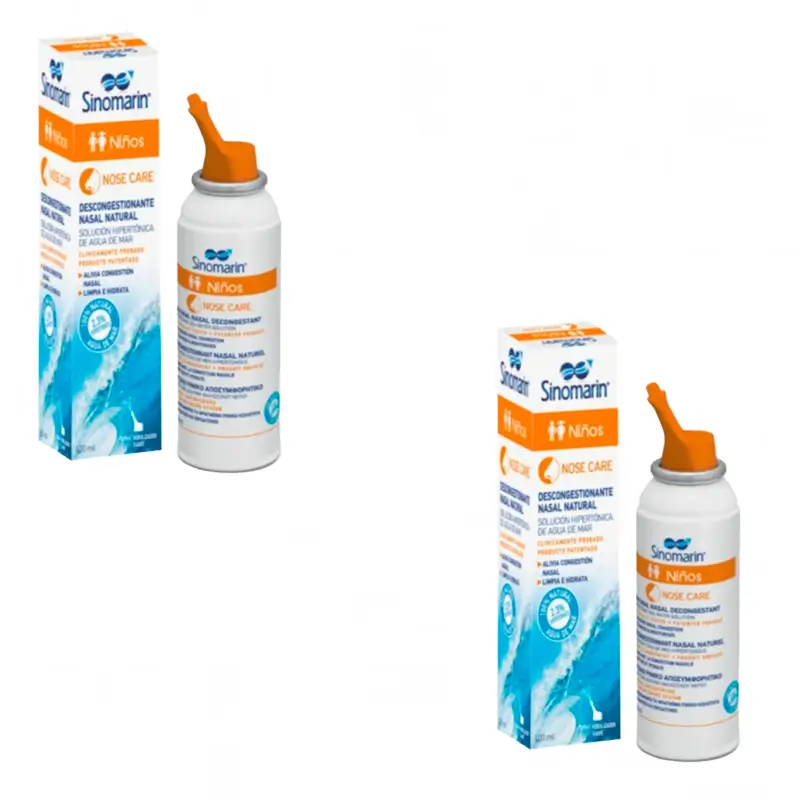 Paquet de 2 unités Sinomarin Produit de santé pour enfants, 100 Ml